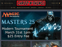 Tablet Screenshot of cardz-n-things.com